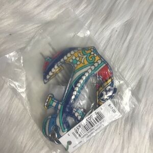 Vera Bradley Colorful Anchor Keychain